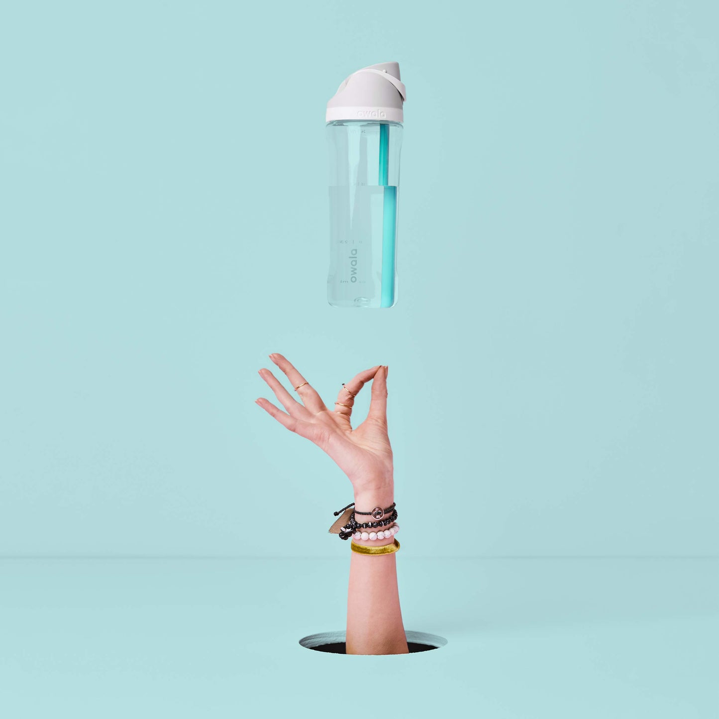 FreeSip Clear Tritan Plastic Bottle 25 Oz