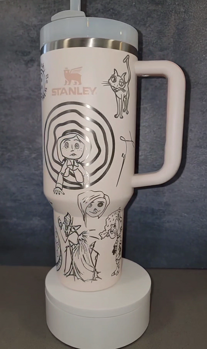 Coraline Spooky Season 40oz Tumbler