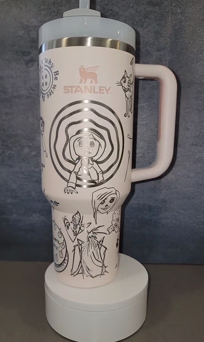 Coraline Spooky Season 40oz Tumbler