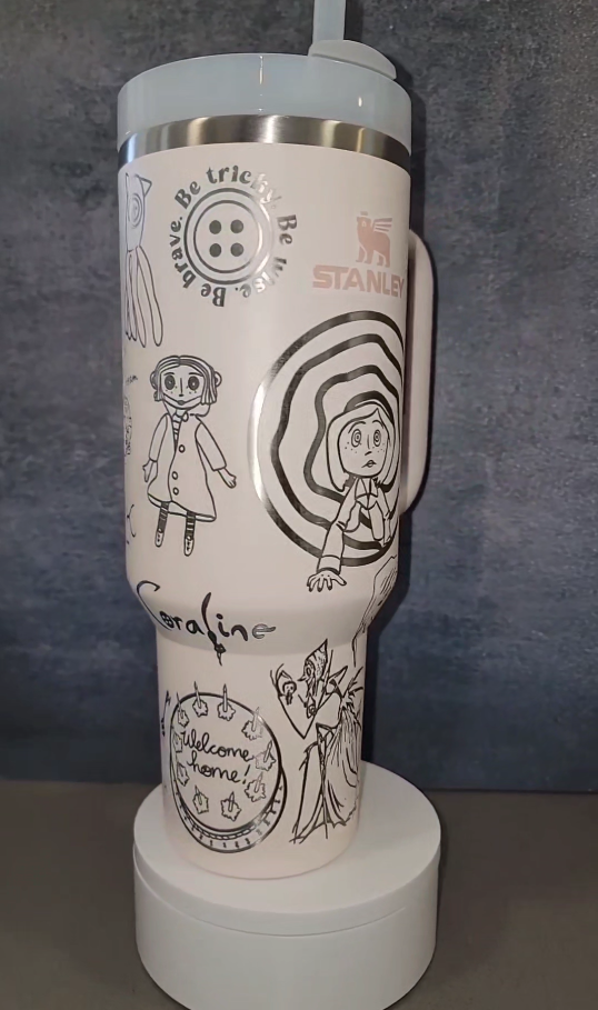 Coraline Spooky Season 40oz Tumbler