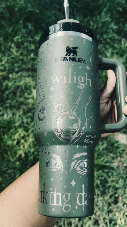 Stanley x Twilight theme Engraved  40oz Tumbler