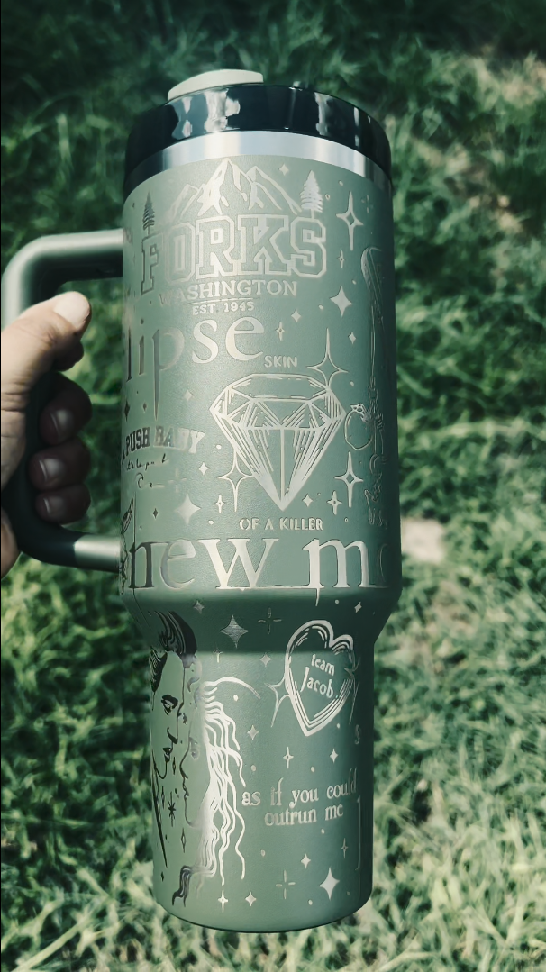 Stanley x Twilight theme Engraved  40oz Tumbler