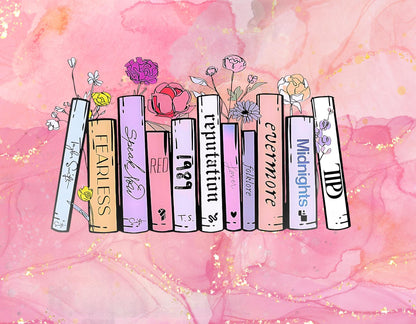 TS Book Tumbler design template