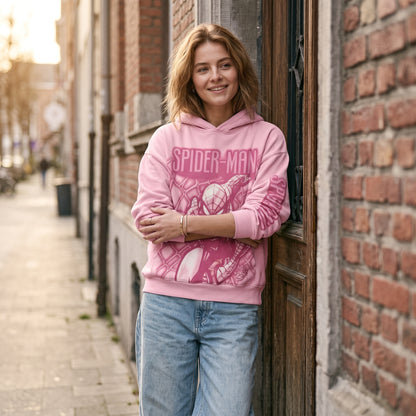 Viral Pink Spiderman Hoodie