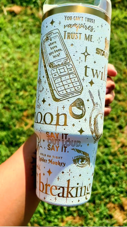 Stanley x Twilight theme Engraved  40oz Tumbler